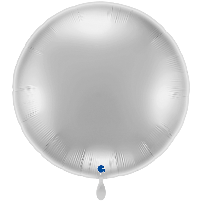 1 Balloon XXL - Round - Silver