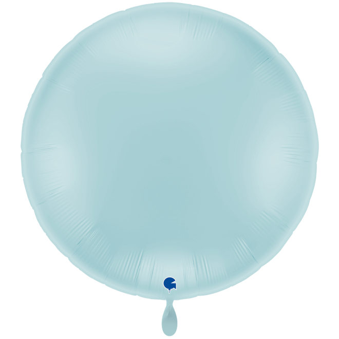 1 Balloon XXL - Round - Pastel Blue