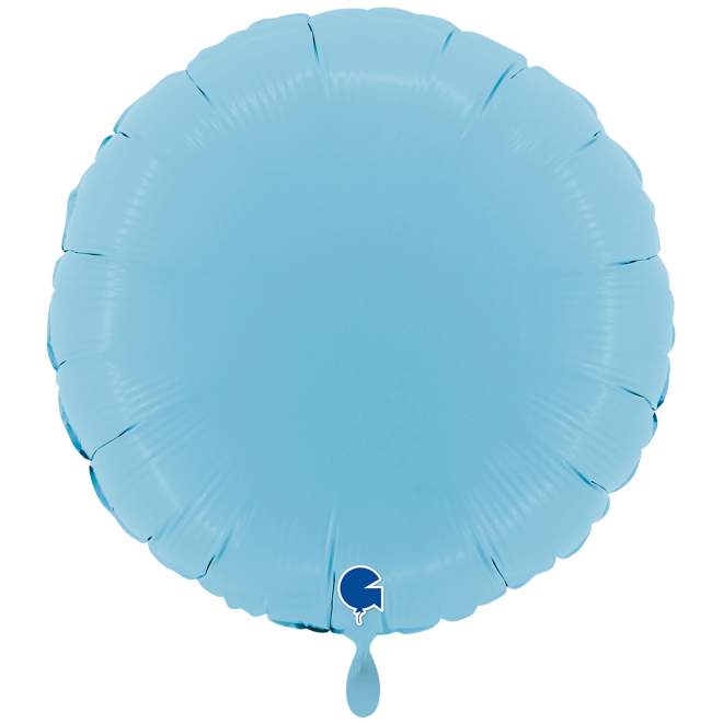 1 Balloon XXL - Round - Matte Blue
