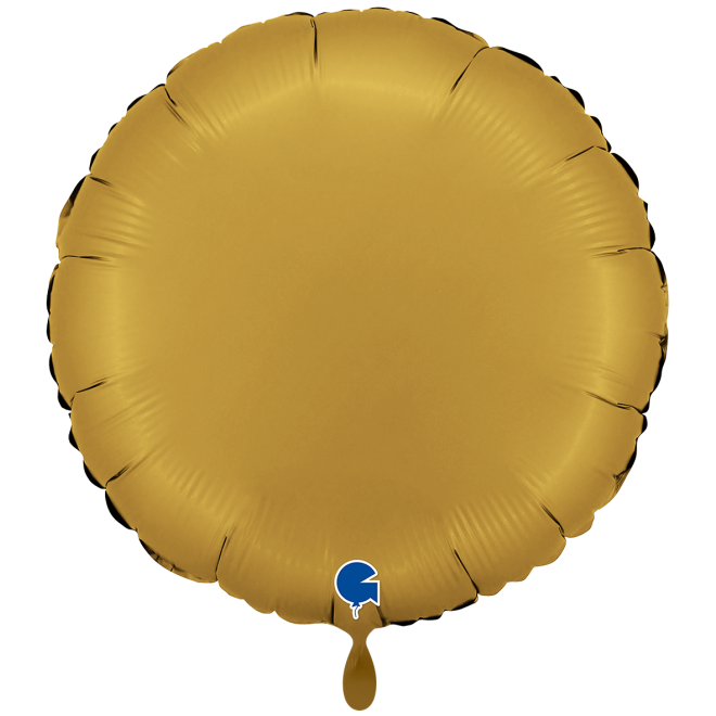 1 Balloon XXL - Round - Satin Gold