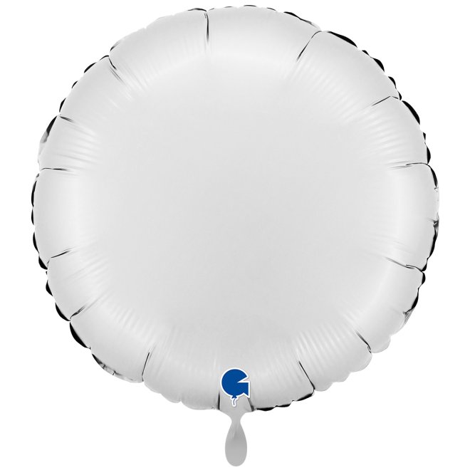1 Balloon XXL - Round - Satin White