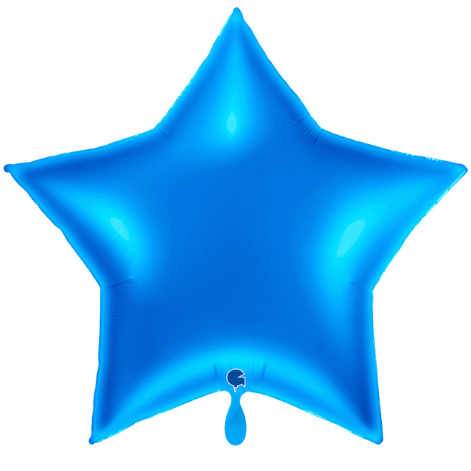 1 Balloon XXL - Star - Blue