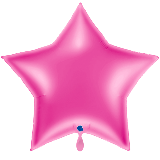 1 Balloon XXL - Star - Fuxia