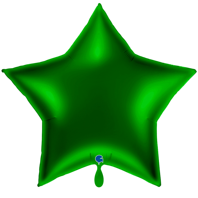 1 Balloon XXL - Star - Dark Green