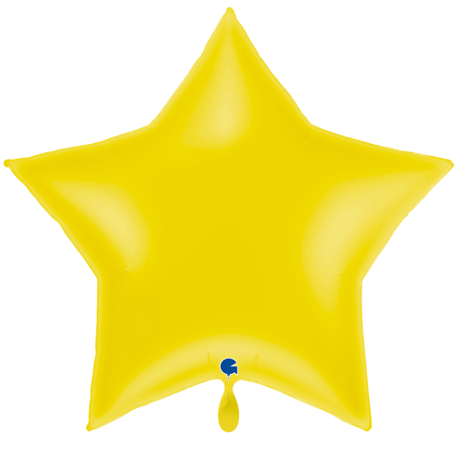1 Balloon XXL - Star - Pastel Yellow