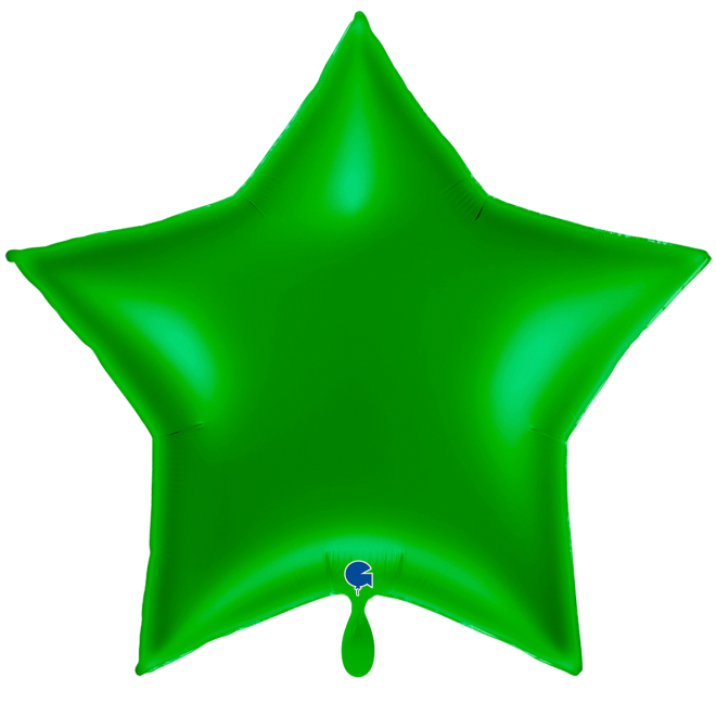 1 Balloon XXL - Star - Green