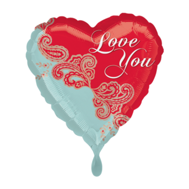 1 Ballon - Paisley Love - Ø 45cm