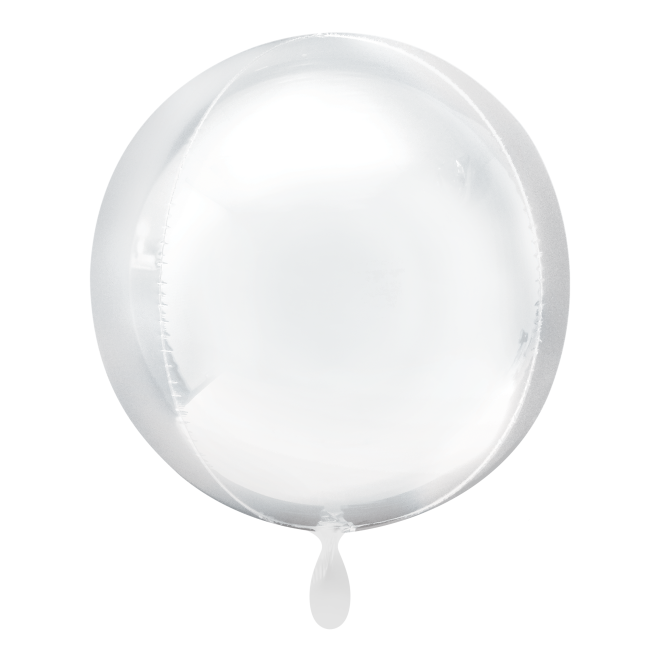 1 Balloon - Orbz® - Weiß