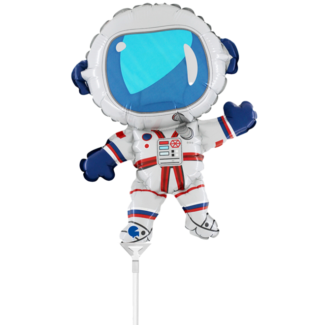 10 Miniballoons Airfilled - Astronaut (Unverpackt)