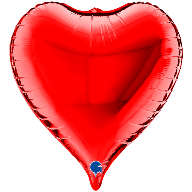 1 Balloon XL 3D - Heart - Red