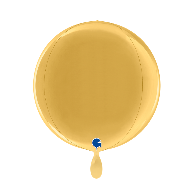 1 Balloon 4D - Globe - Gold 5