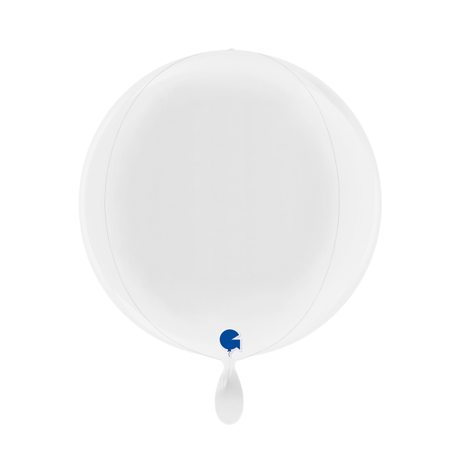 1 Balloon 4D - Globe - White