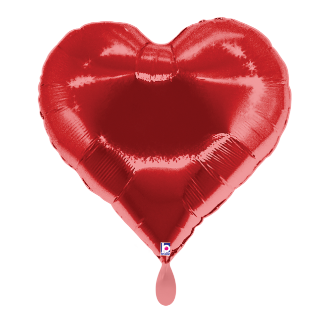 1 Balloon XXL - Casino Heart