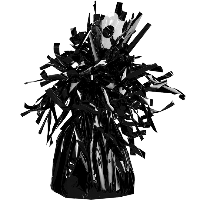Luftballongewicht Folie - Schwarz 150 g - Qualatex -