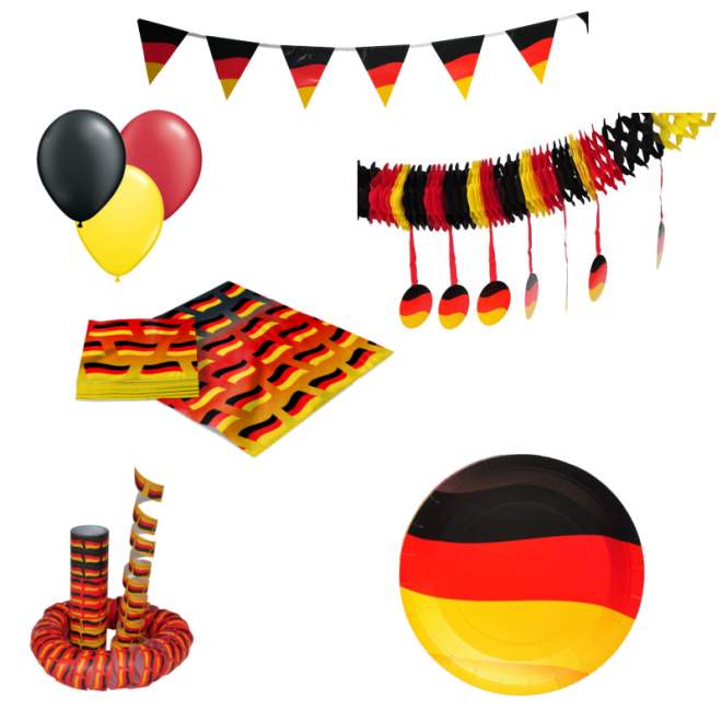 Deko-Set "Deutschland" - 65 Teile -