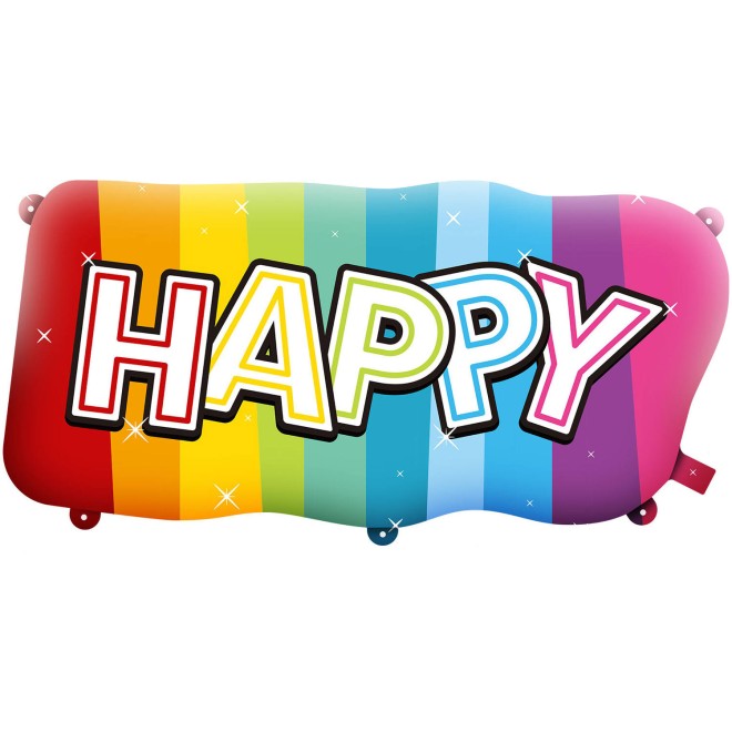 Folienballons Happy Birthday