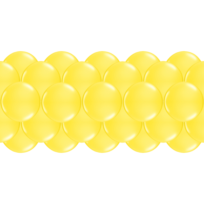 Luftballongirlanden-Set Gelb ab 3 m