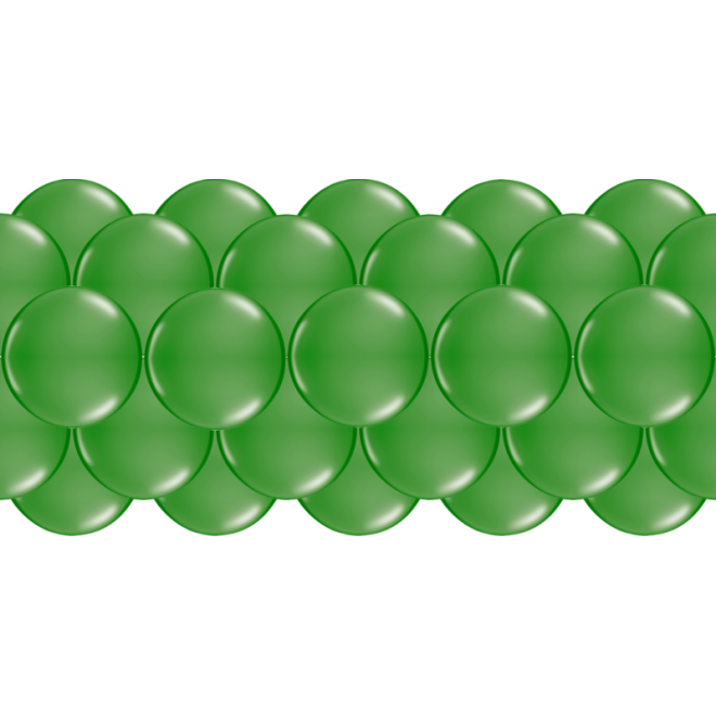 Luftballongirlanden-Set Grün ab 3 m