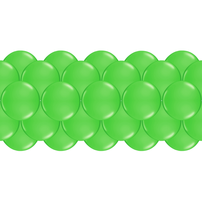 Luftballongirlanden-Set Limonengrün ab 3 m