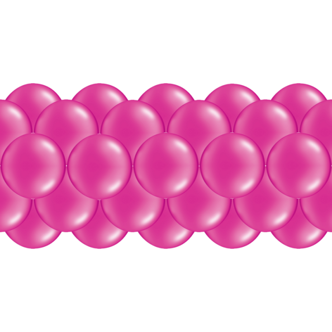 Luftballongirlanden-Set Pink ab 3 m