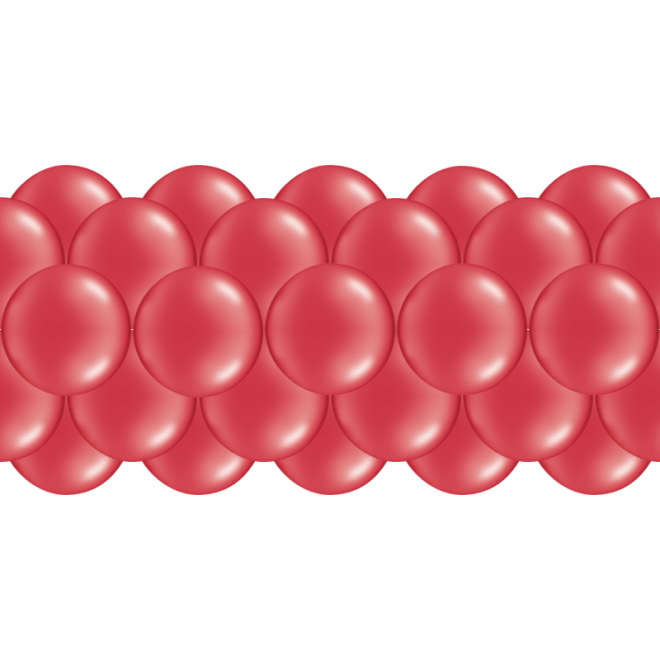 Luftballongirlanden-Set Rot ab 3 m