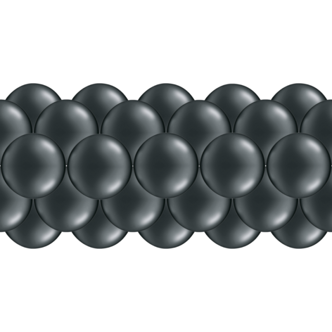 Luftballongirlanden-Set Schwarz ab 3 m