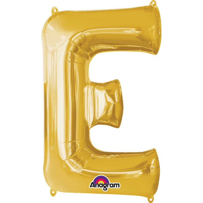 Folienballon Buchstabe - E - Gold 86 cm