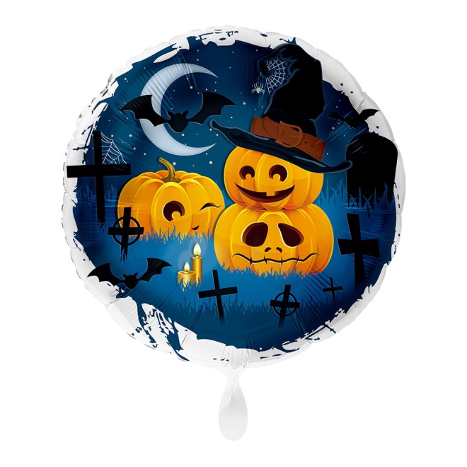 Folienballons Halloween - Kürbisse Ø 45 cm | luftballon.de