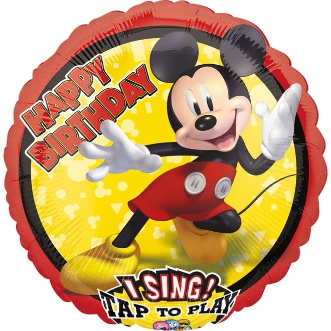 Singender Ballon Happy Birthday Mickey Mouse O 71 Cm