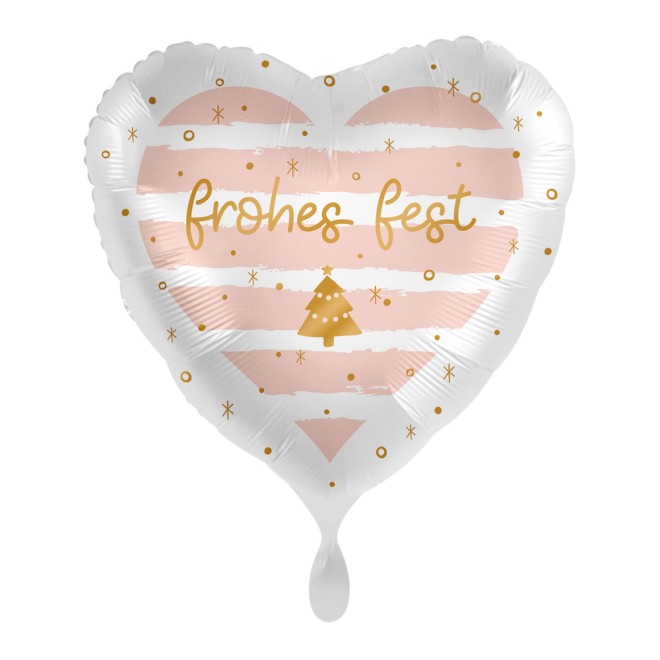 Folienballons Weihnachten - Soft Herz Ø 45 cm | luftballon.de