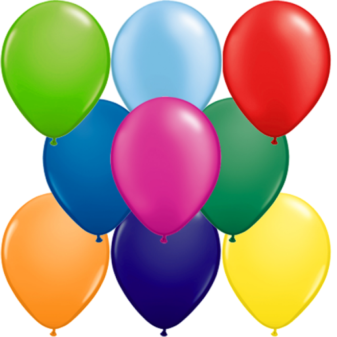 500 x Luftballons Bunt gemischt Ø 28-30 cm - B2B Preis