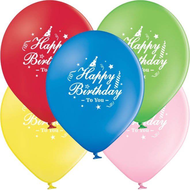 Geburtstag Luftballons Happy Birthday To You