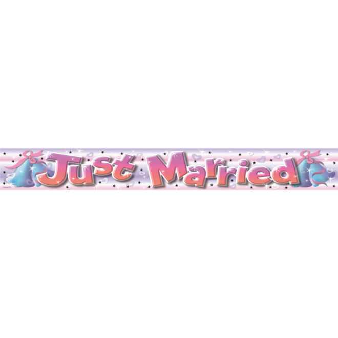 Banner Just Married - Bunt 3,6 m