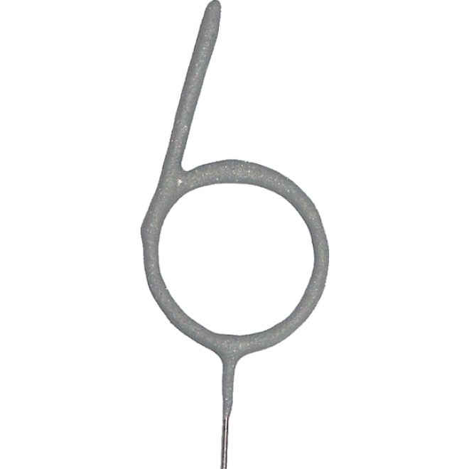 Wunderkerze Zahl - 6