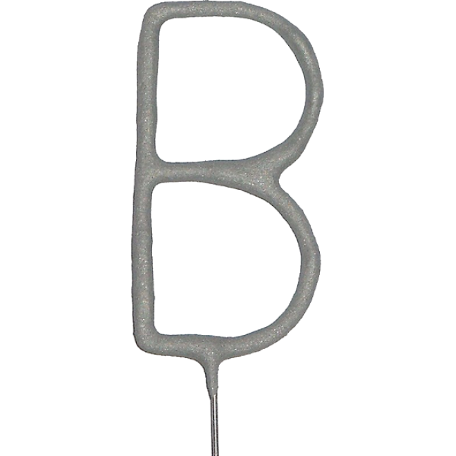 Wunderkerze Buchstabe - B