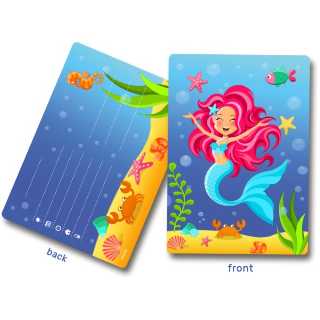 Einladungskarten Meerjungfrau 8 Stuck