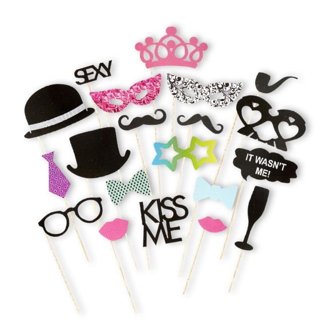 Hochzeitsparty Photo Booth (Foto Accessoires)