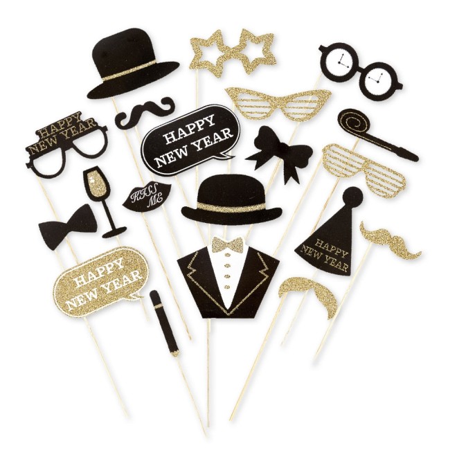 Silvester Photo Booth (Foto Accessoires)