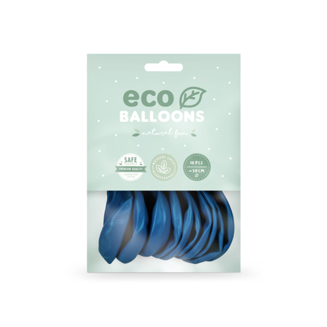10 ECO-Luftballons - Ø 30cm - Blue