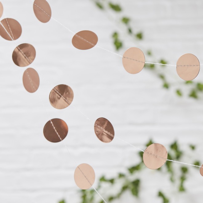 1 Circle Garland - Rose Gold