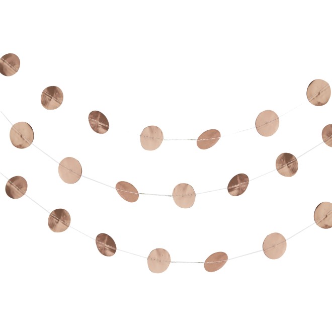 1 Circle Garland - Rose Gold