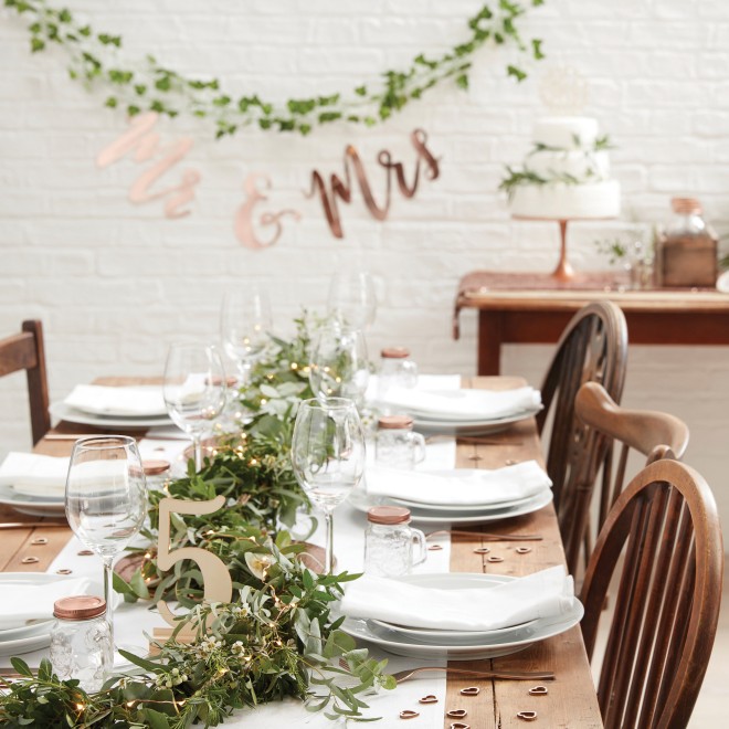 1 Circle Garland - Rose Gold