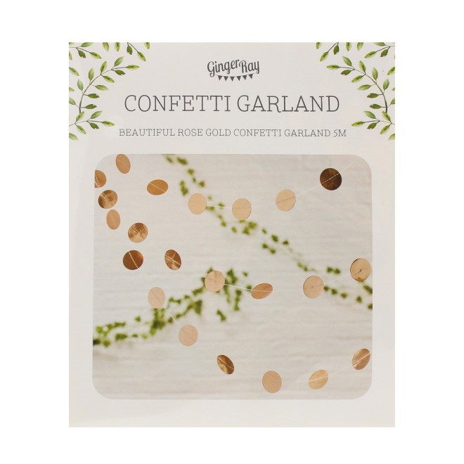 1 Circle Garland - Rose Gold