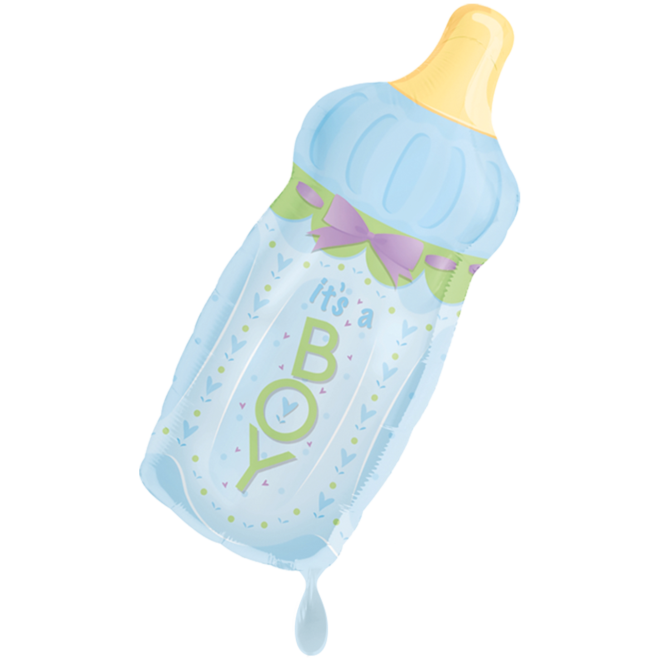1 Ballon XXL - Baby Bottle - Boy