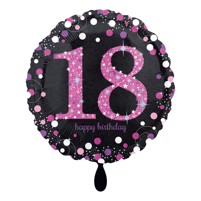 1 Balloon - Pink Celebration 18