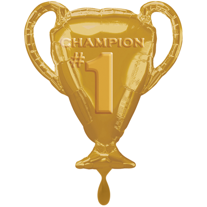 1 Balloon XXL - Gold Trophy