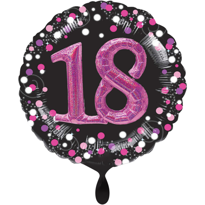 1 Balloon XXL - Multi Balloon Sparkling Pink 18