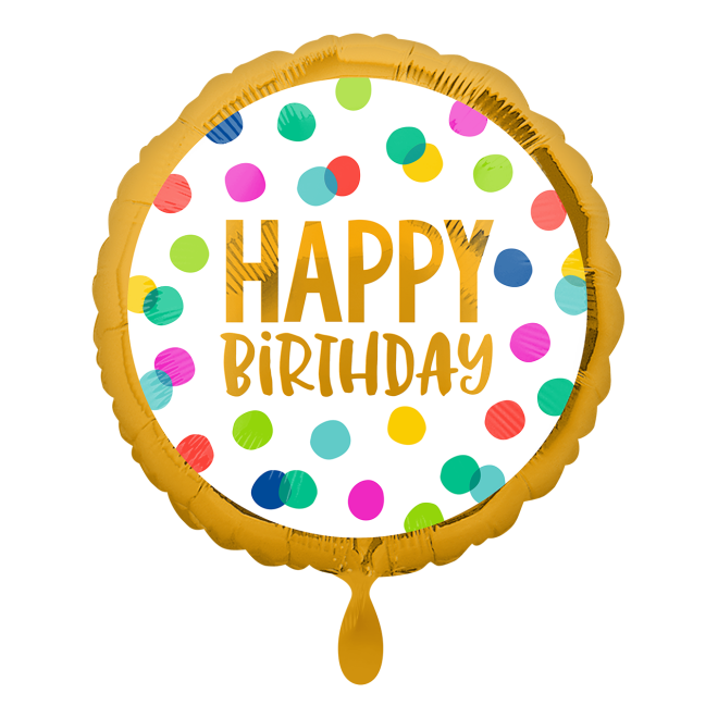 1 Ballon - Happy Dots