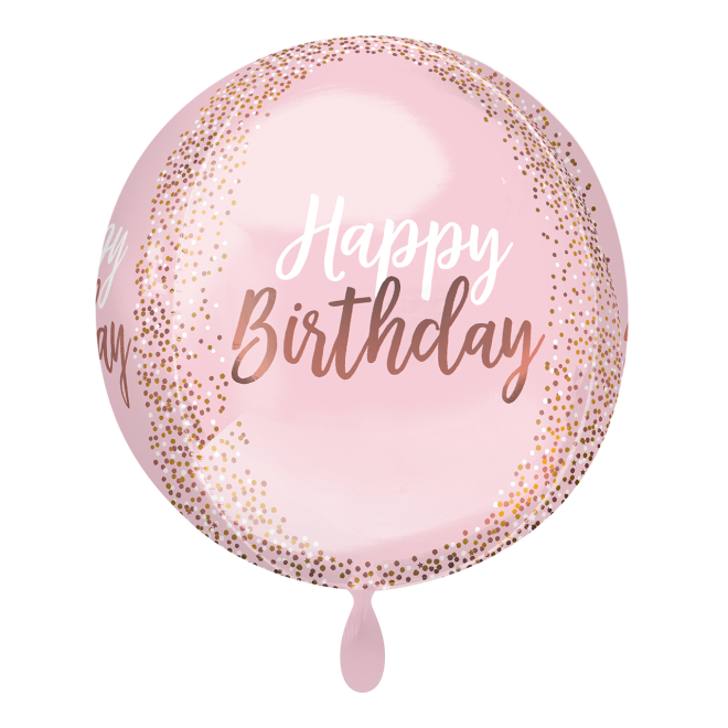 1 Balloon - Orbz® - Blush Birthday