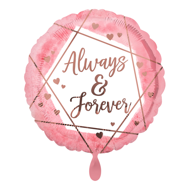 1 Ballon - Always & Forever Watercolour